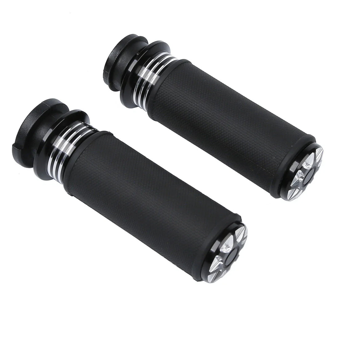 Electric Handle Bar Hand Grips 1" 25mm Fit For Harley Sportster Touring Custom
