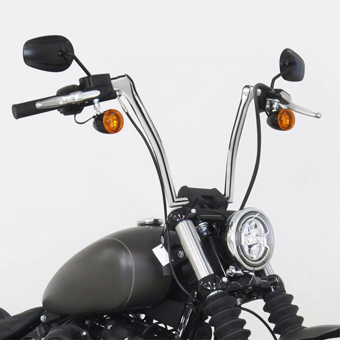 15'' Rise 1.25" Ape Hanger Handlebar Fit For Harley Softail Low Rider 2018-2025