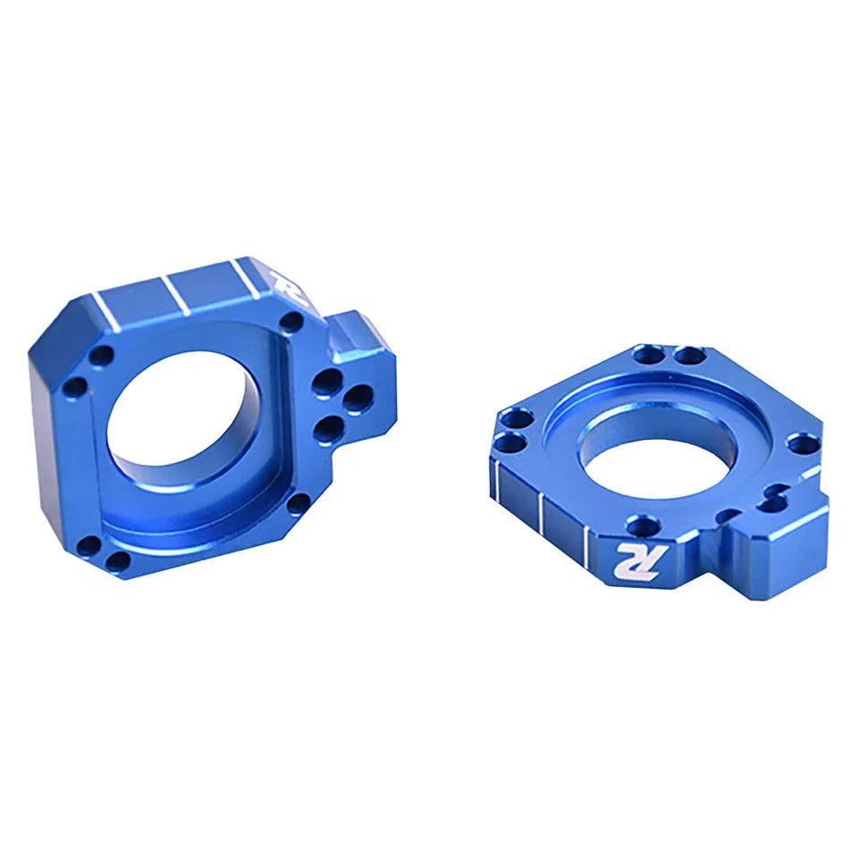 Ride Engineering KTM/Husky Billet Axle Blocks Blue For Husqvarna TC 300 (Fuel