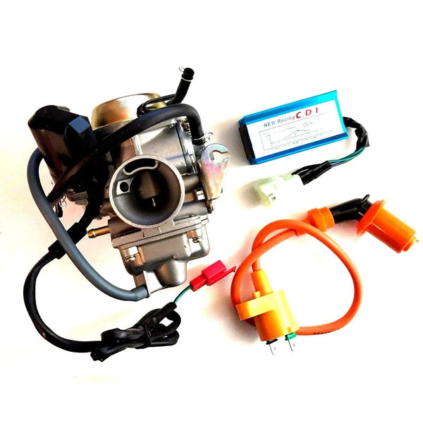 26MM GY6 150CC Carburetor Racing CDI Box Scooter Coil