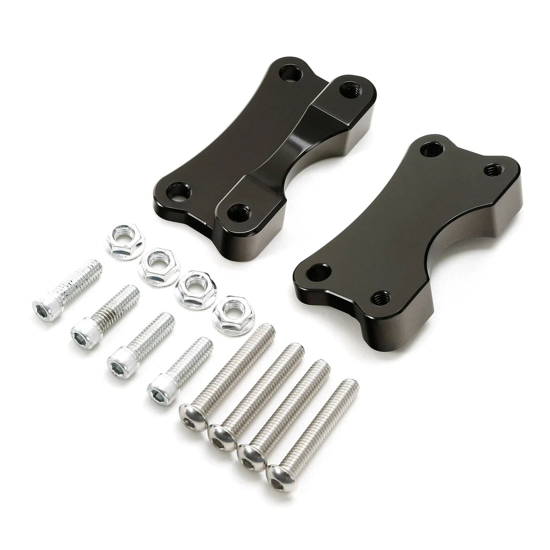 Black Front Fender Spacer Mount Kit Fit For Harley Road King Street Glide 14-23