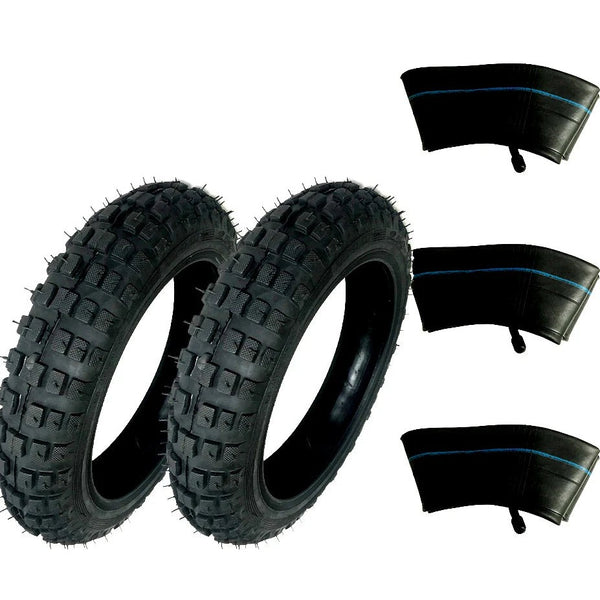 2) HD Tires 3) Tubes 2.50-10 2.50X10 Curved Stem Yamaha TTR50E Ttr-E 50 50CC