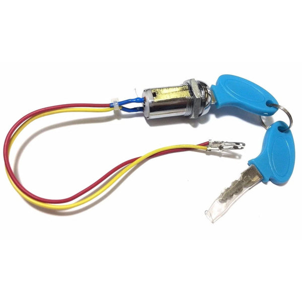 2 Stroke Gas Mobility Scooter Electric Chopper 2 Wire Metal Ignition Blue Keys