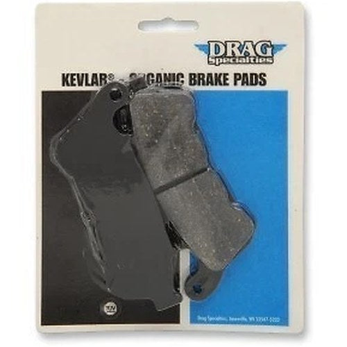 Drag Specialties 1720-0281 Organic Aramid Front Brake Pads for Sportster 14-22