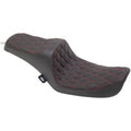 Drag Specialties Predator Iii Red Diamond Seat for Harley FXD/FXDWG 96-03