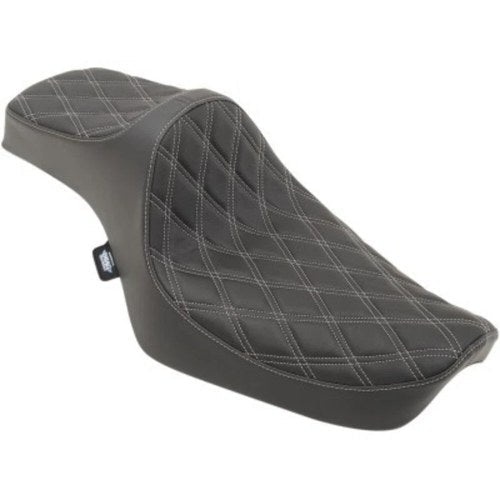 Drag Specialties Predator Iii Silver Diamond Stitch Seat Harley Sportster 82-03