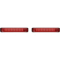 Custom Dynamics PB-SB-SS6-BR Black Red ProBEAM Bagz LED Saddle Bag Lights