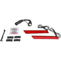 Custom Dynamics Red Lens Dual Color LED Saddlebag Latch Lightz 14-21 Road King