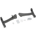 Drag Specialties Black Passenger Floorboard Mount Kit for Harley Fxd 06-17