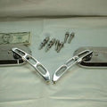 Chrome Oval Mirrors for Harley Sportster Softail Dyna Touring Chopper