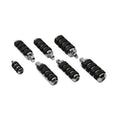 Chrome Iso Style Foot Peg Set for Male Mount Harley Sportster Dyna Softail