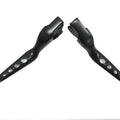 V-Twin 26-0807 Drilled Holes Black Wide Blade Levers for Sportster 14-22