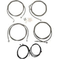 LA Choppers LA-8054KT3-19 Stainless Plug-and-Play Cable Kit for 18-20" Apes