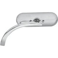 Arlen Ness 13-407 Chrome Micro-Mirror Mini Oval Right Side Sold Each