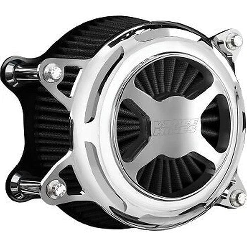 Vance & Hines 72343 Chrome VO2 X Air Cleaner for Touring 08-16