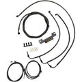 LA Choppers LA-8055KT3-16M Midnight Black Cable Kit for 15-17" Ape Hangers