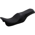 Drag Predator 2-Up Black Diamond Seat Forward Positioning for Touring 08-23