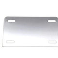 V-Twin 42-1547 Chrome 4" x 7" License Plate Frame Backing Plate for Motorcycles