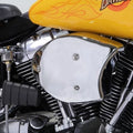 V-Twin 34-0471 Chrome Wyatt Gatling Air Cleaner Assembly for 93-07 Fxst & Fxd