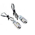 V-Twin 33-1685 Chrome Hagler License Plate Bolt Set with LED