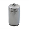 V-Twin 40-0862 Chrome Hex Spin On Oil Filter for Dyna 91-98