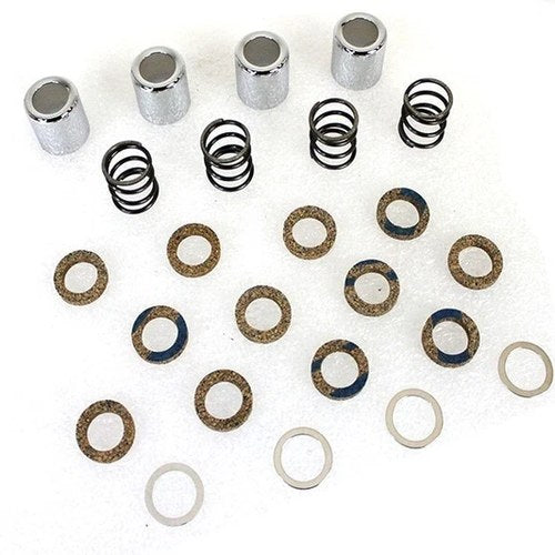 V-Twin Mfg. 15-0073 Chrome Pushrod Cover Cork Kit for 57-78 XL & 41-47 FL