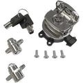 Drag Specialties Chrome Side Hinge Ignition Switch w Saddlebag Lock 14-22 Flhr