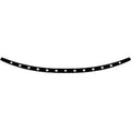Memphis Shades HD MEB0943 Black Dish Windshield Trim for 96-13 Batwing