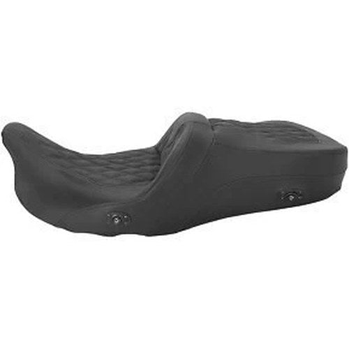 Saddlemen 808-07B-182HCT Heated Road Sofa Lattice Stitch Seat for 08-24 Touring