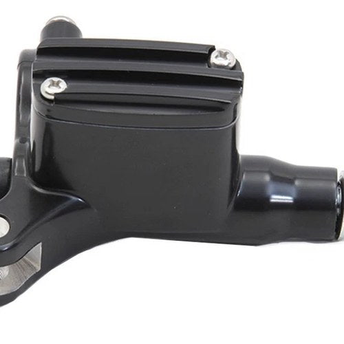 V-Twin 23-0007 Black Handlebar Master Cylinder for 9/16" Custom Use