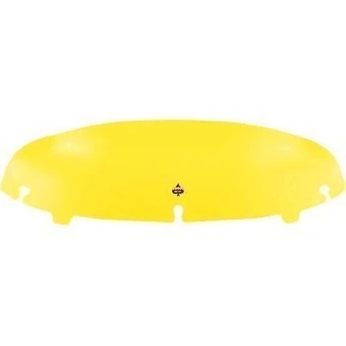 Klock Werks 4" Yellow Ice Kolor Flare Windshield for Harley FLHT/FLHX 14-22