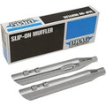 Drag Specialties Chrome 3.5" Slashdown Slip-On Mufflers 3.5" for 17-24 Touring