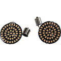 Drag Specialties 2020-1809 Rear LED Turn Signal Insert Amber Bullet Style 1156