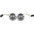 Custom Dynamics Chrome Smoke ProBEAM Bullet Ringz 1157 Jae Front Turn Signals