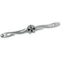Drag Specialties 1601-0491 Chrome Split Skull Shift Linkage for 17-22 Touring