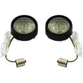 Custom Dynamics Smoke Black ProBEAM Ringz Bullet Bezel LED Turn Signal 1156 Hdi