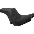 Drag Specialties 0802-1491 Predator Iii Seat Black Double Diamond Stitch
