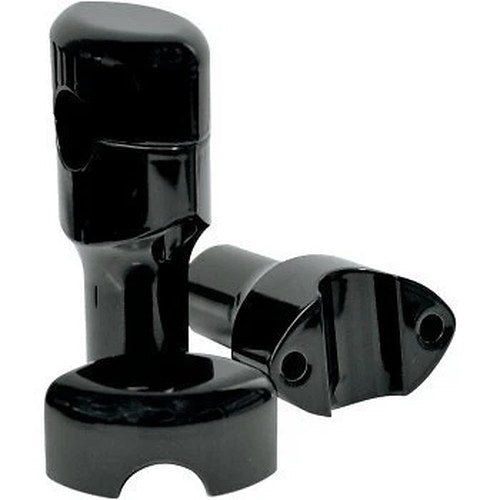 LA Choppers LA-7406-03B Black 3" Hefty Risers for 1-1/4" Handlebars