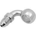 Drag Specialties DS098154 Chrome Steel Banjo Fitting- 7/16" - 90°