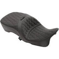 Drag Specialties Large Double Diamond Stitch Seat for Harley Touring 09-21