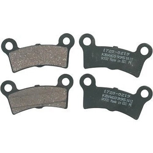 Drag Specialties 1720-0219 Organic Rear Brake Pads for Harley Trike 09-13