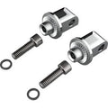 Ciro 60020 Peg Chrome Passenger Foot Peg Adapters for Indian