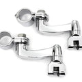 V-Twin 27-0661 Chrome Engine Guard Highway Bar 1-1/4" Adjustable Foot Peg Clamps