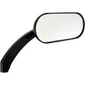 Drag Specialties 0640-0786 Gloss Black Oval Mirror for Harley (Sold Each)