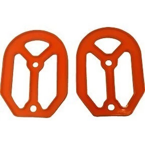 Drag Specialties 1620-2491 Qualifier Insert- Rubber - Orange