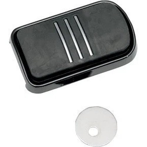 Drag Specialties 1611-0033 Black Sweeper Brake Pedal Pad for 80-23 Touring