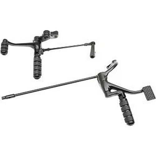 Drag Specialties 1622-0489 Black 2" Extended Forward Control Kit 14-22 Sportster