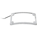 Custom Dynamics LPF-RAD-C-LP Chrome Radius LED License Plate Frame