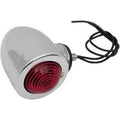 Drag Specialties DS-280070 Red Lens Chrome Bullet Marker Light Sold Each