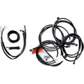 LA Choppers LA-8053KT2-13M Black Midnight Braided Handlebar Cable/Brake Line Kit